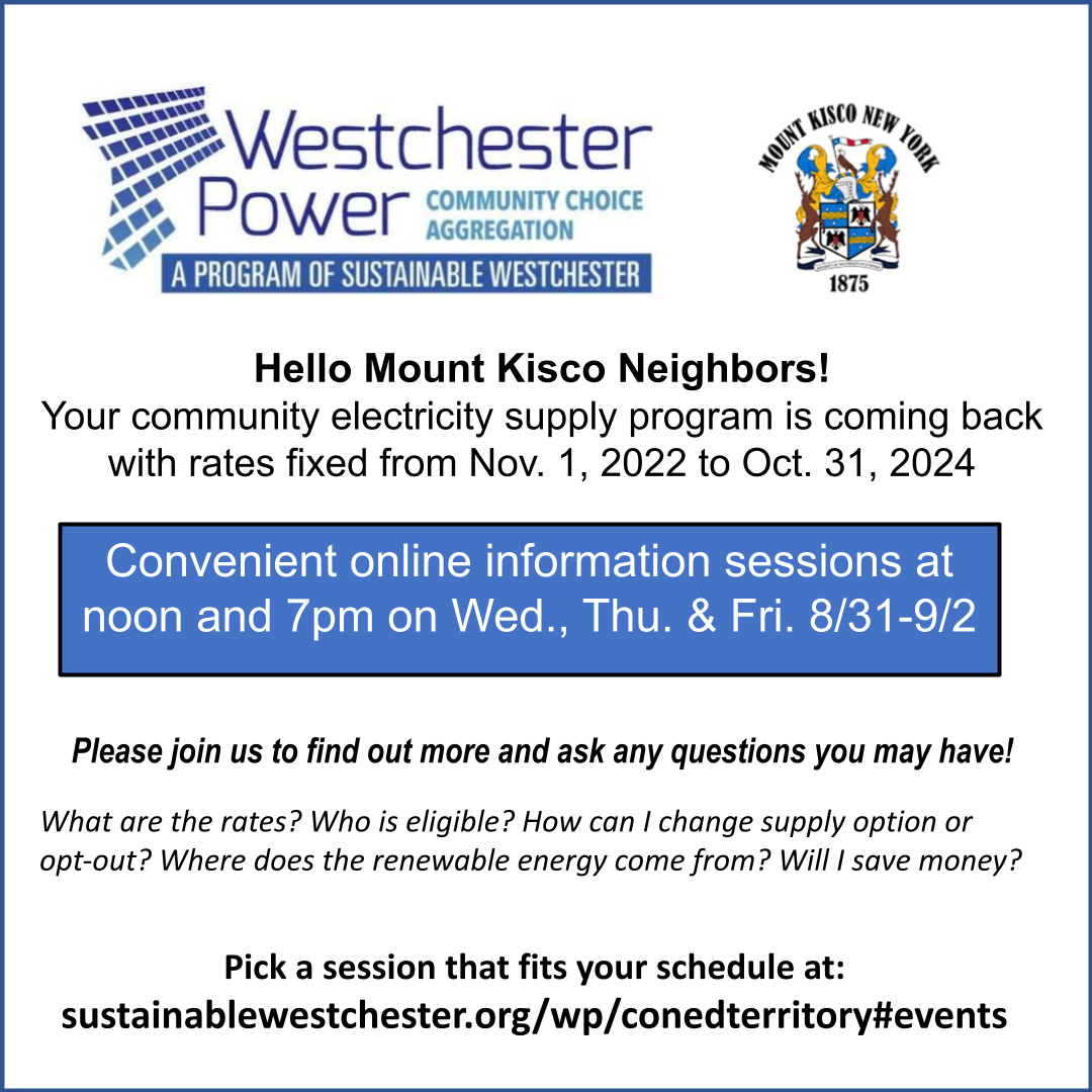 Mount Kisco 2022-08-28 Con Ed Info Session Graphic - Instagram